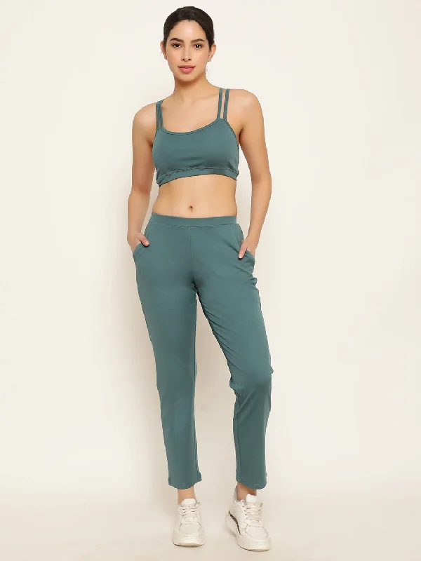 Teal Green Cool Pants