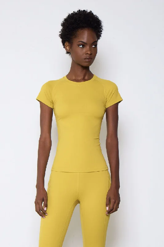 ESSENTIAL CREWNECK TOP-CITRON