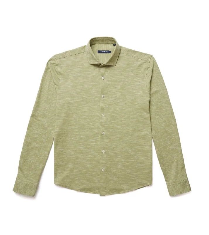 Sage Knit Slub Jersey Shirt