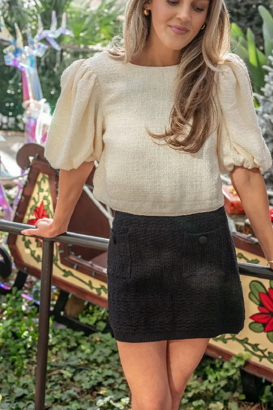 Seasons Greetings Mini Skirt