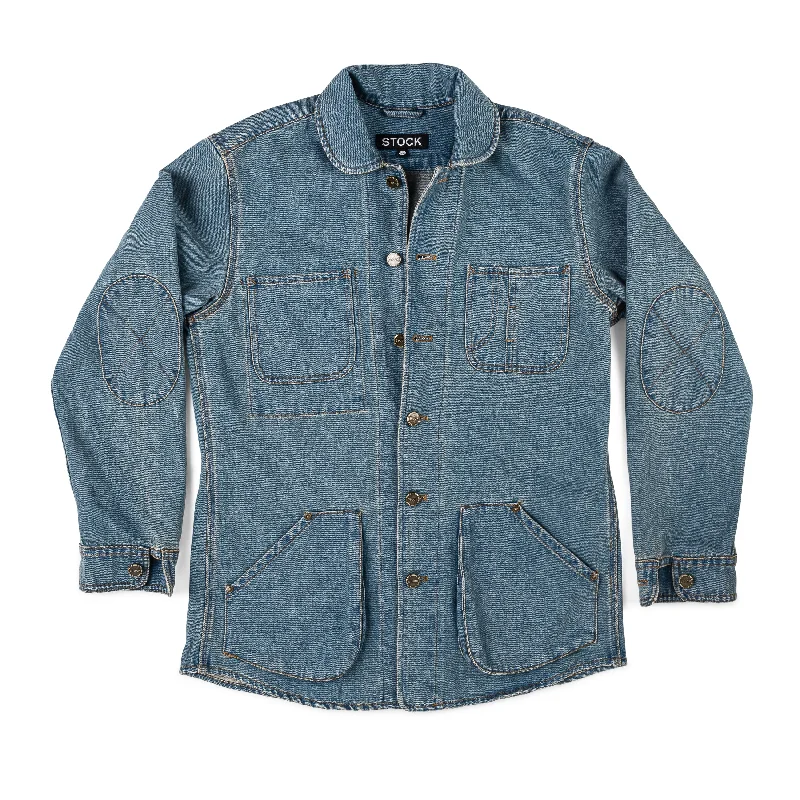 Washed Denim Work Shirt