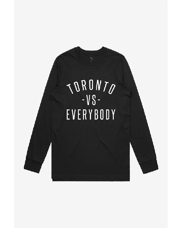 Peace Collective Toronto -vs- Everybody Long Sleeve Shirt - Womens/Mens - Black