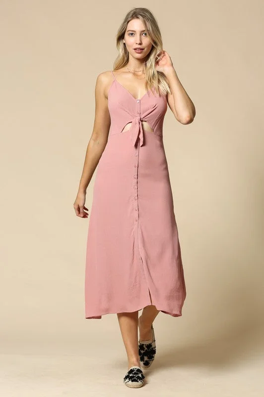 Peek A Boo Midi Dress Country