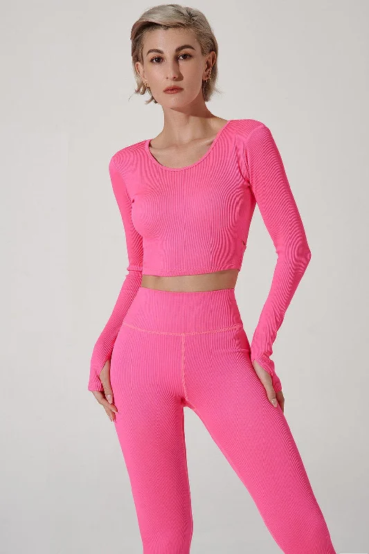 Sanija Long Sleeve - Hot Pink