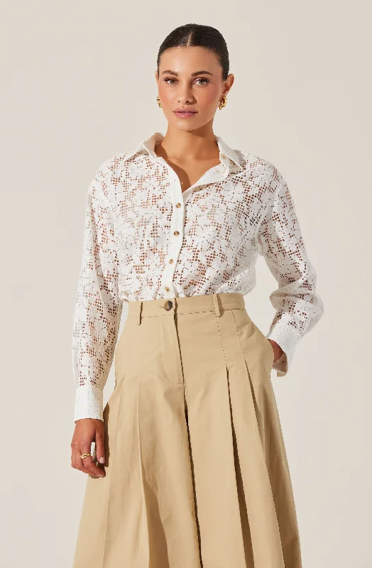 Tisa Floral Lace Top