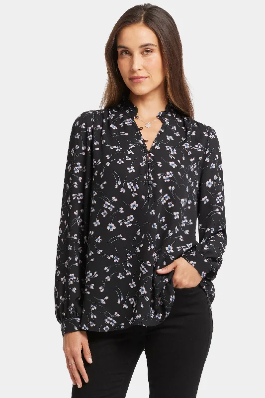 Hannah Blouse - Cascade Petals