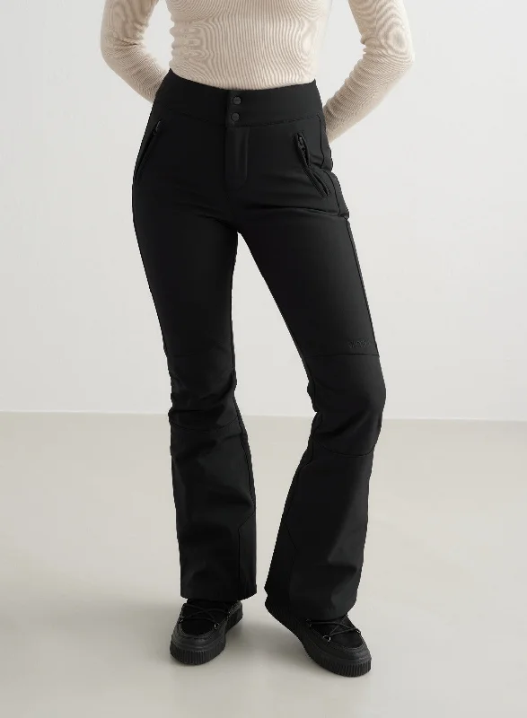 Black Stretch Thermo Pants