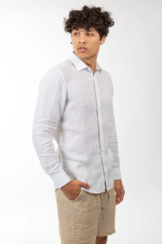 White Linen Shirt