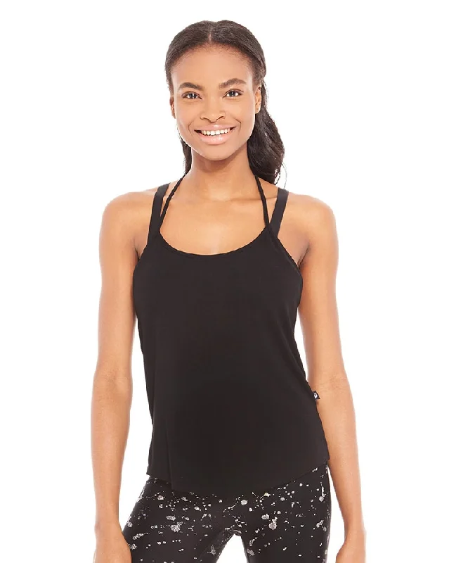 Terez T-Back Tank - 2294 Womens - Heather Charcoal