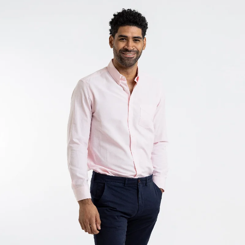 Men's Pink Service Oxford