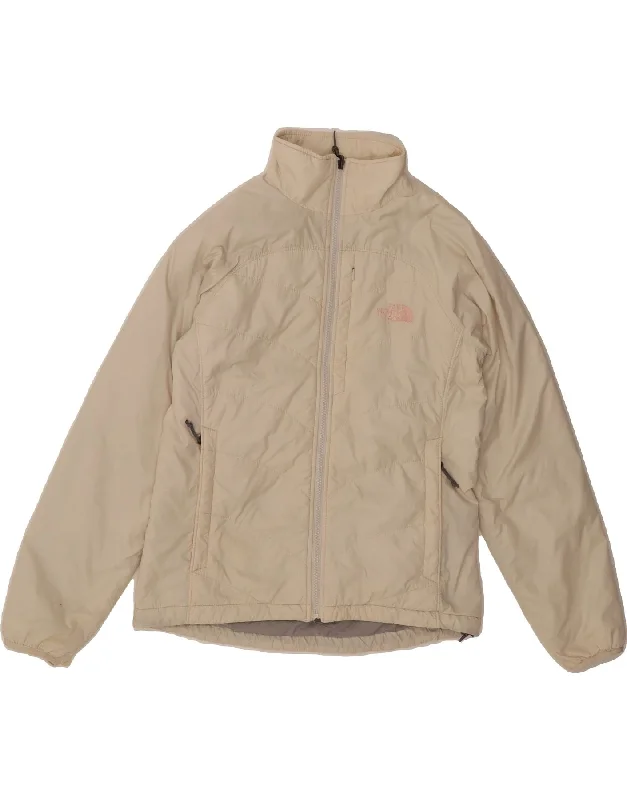 THE NORTH FACE Womens Windbreaker Jacket UK 14 Medium Beige Nylon