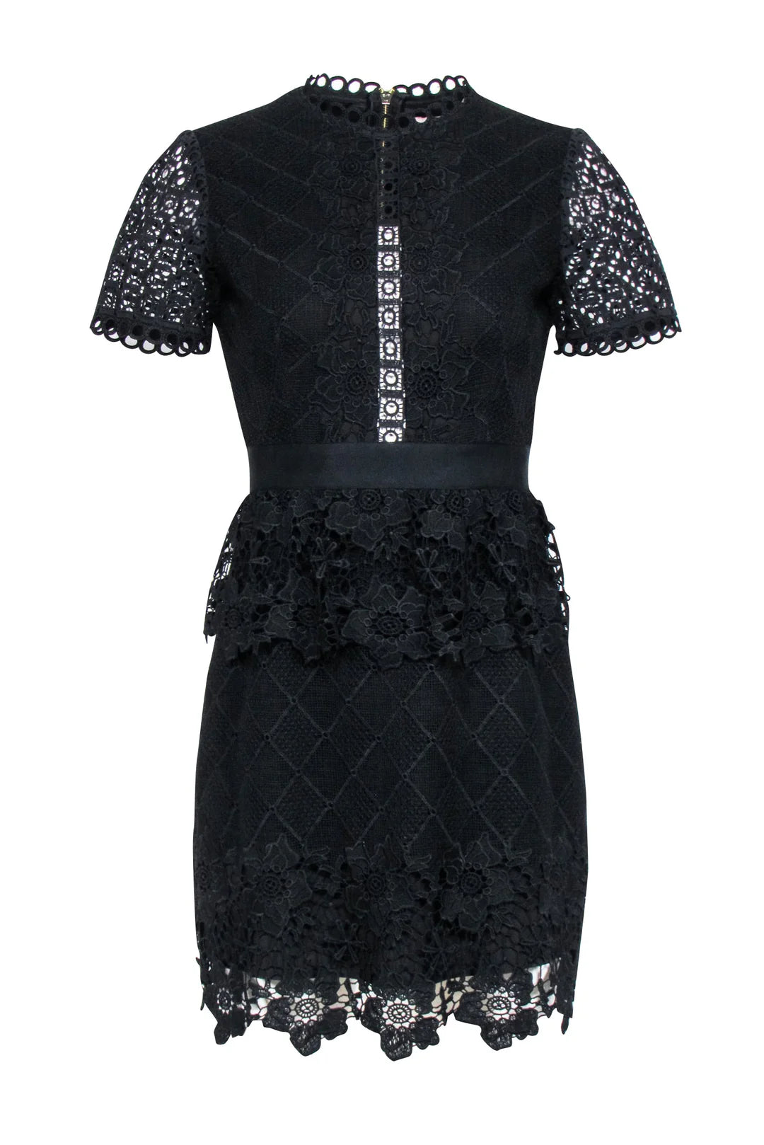 Ted Baker Dixa Black Lace Mini Dress