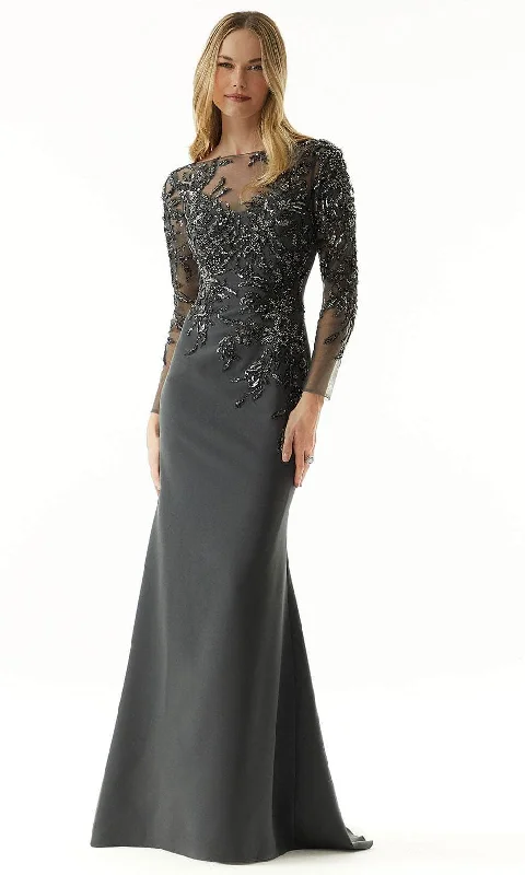 MGNY by Mori Lee 73007 - Beaded Metallic Evening Dress