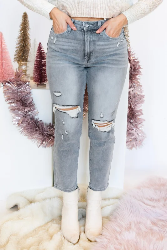 Surviving Distressed Mom Jeans