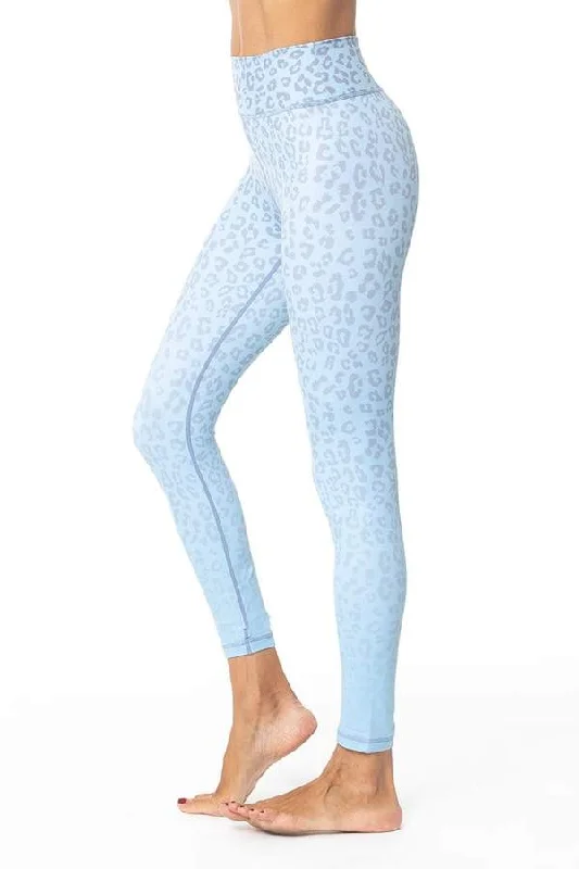 Rockell 7/8 Legging – Sky Blue Leopard Ombre