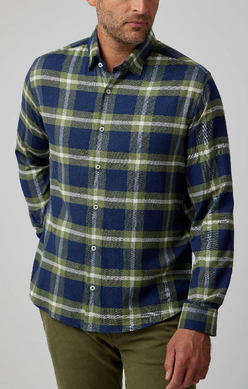 Green Tartan Plaid Drytouch Shirt