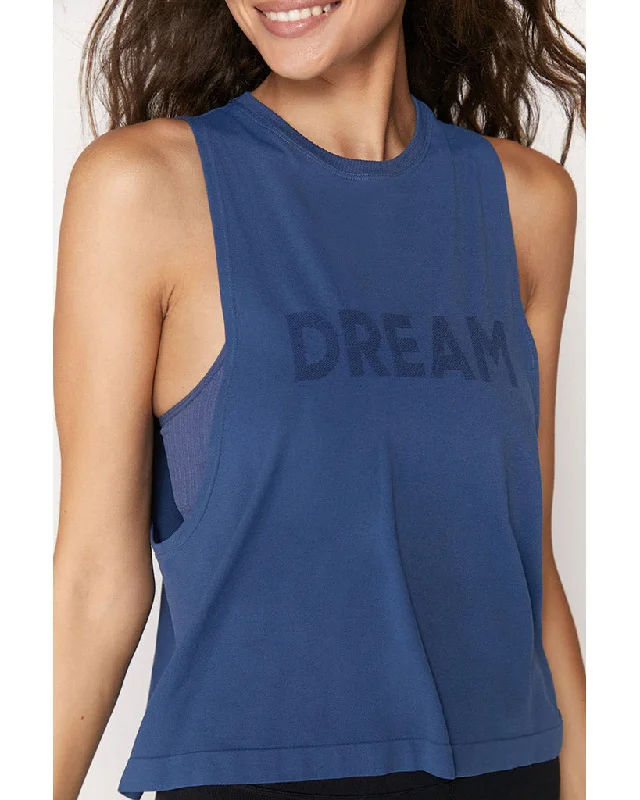 Spiritual Gangster Dream Active Flow Tank - SP13611017 - Womens - Faded Navy