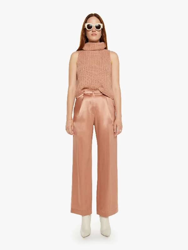 SABLYN Emerson High Rise Pleated Pant - Deep Apricot