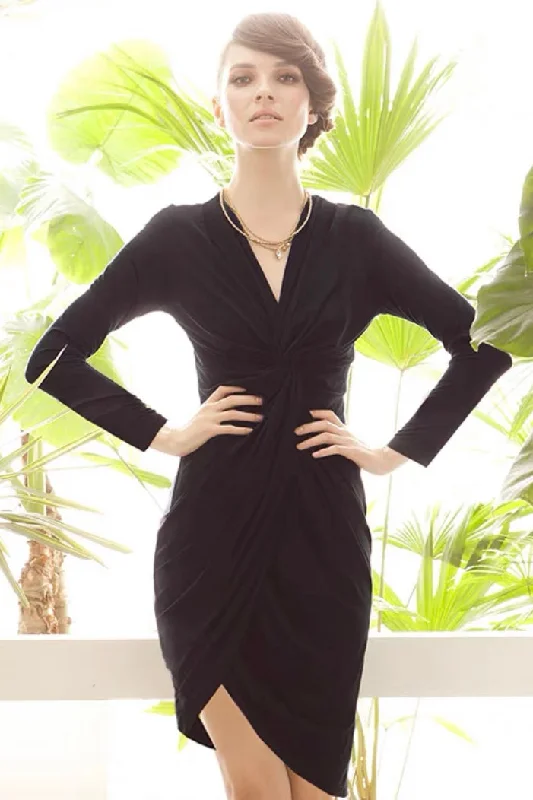V Neck Knot Dress Confident Women's High - fashion