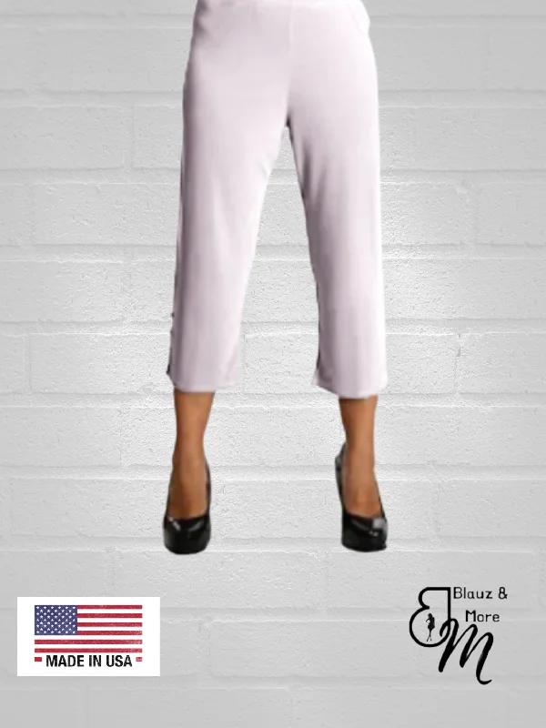 Straight Leg Capri Pant -P004