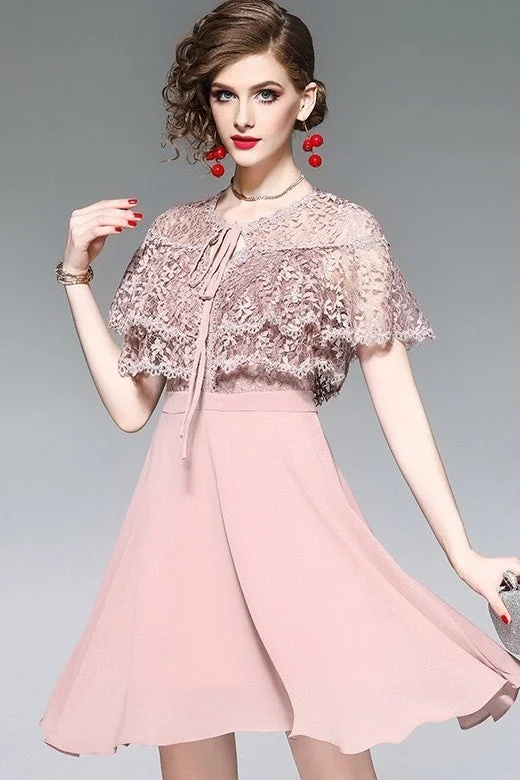 Layered Lace Top Dress performance