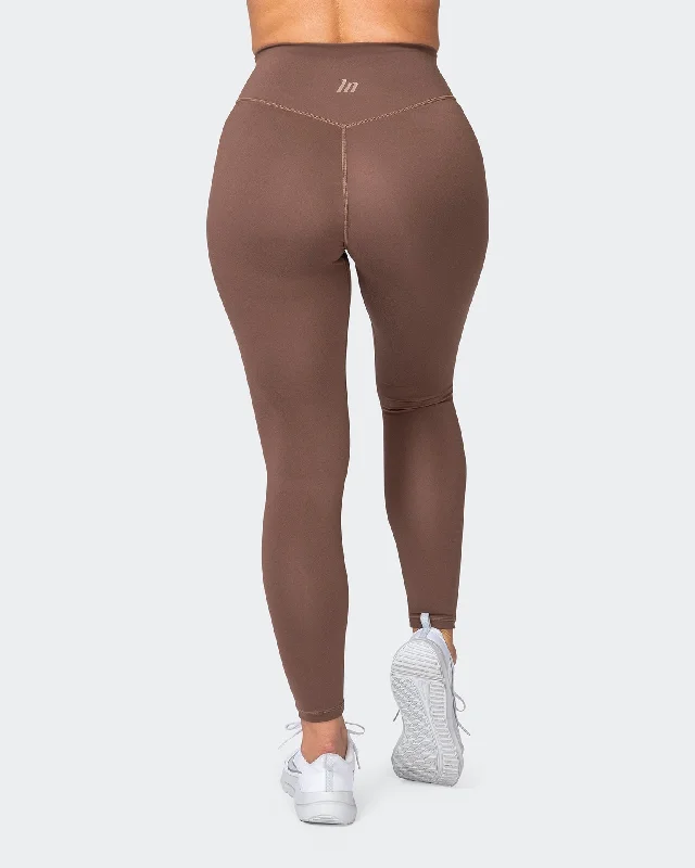 Zero Rise Everyday Ankle Length Leggings - Fudge