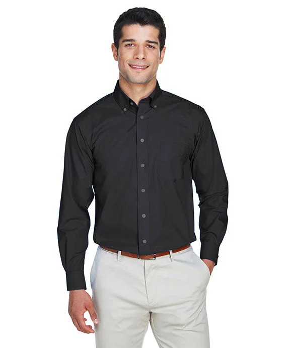 D620 - Devon & Jones Mens Crown Woven Collection™ Solid Broadcloth Shirt