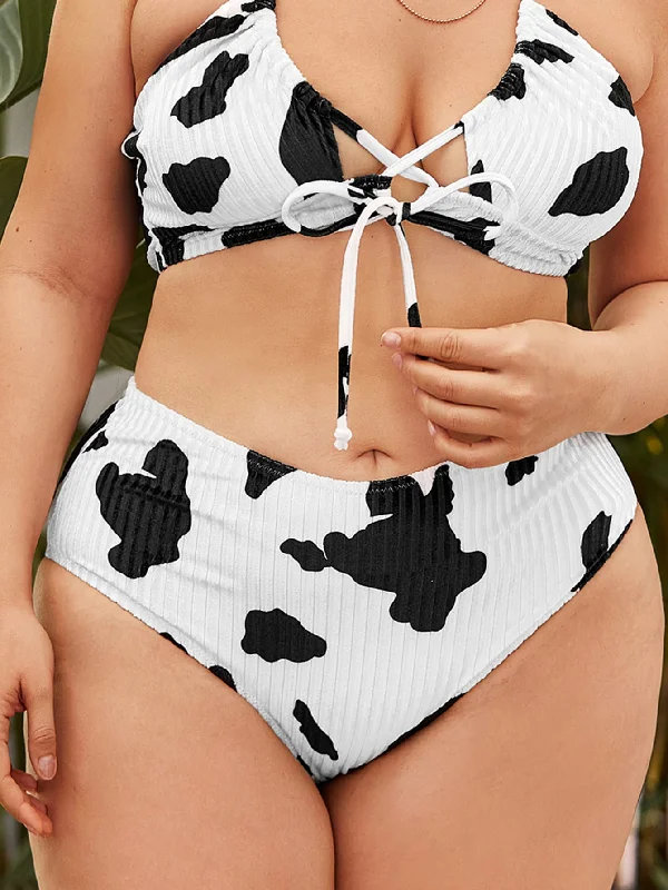 Cute Graphic Plus Size Bikini Bottoms