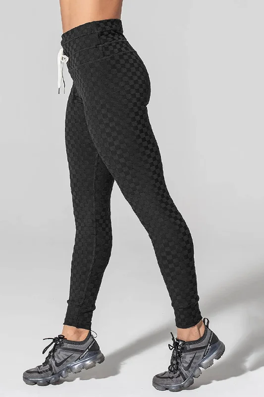 Welcome Ohm Black Jacquard Pants