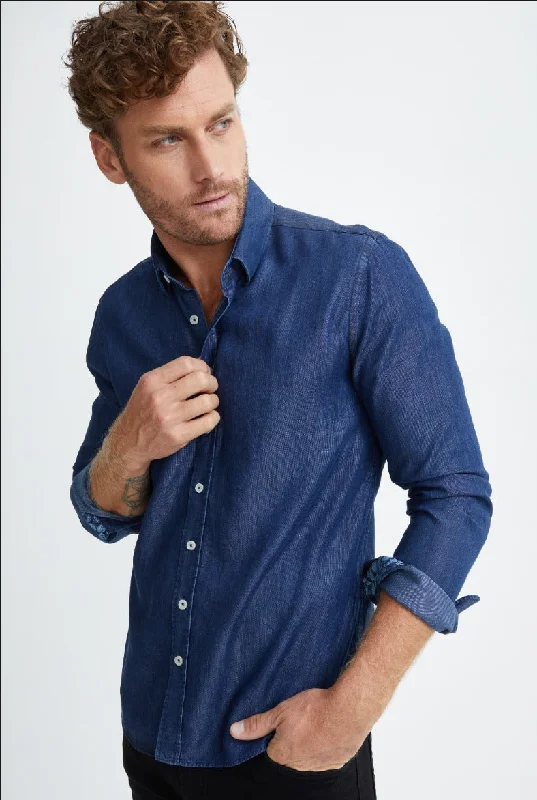 Indigo Tencel® Denim Shirt