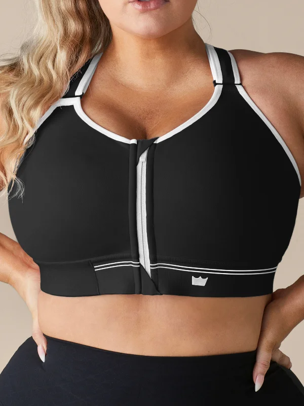 Flex Sports Bra - Black & White