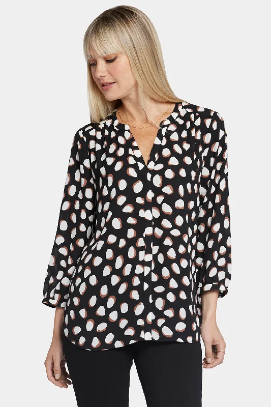 Pintuck Blouse - Matilda Dot