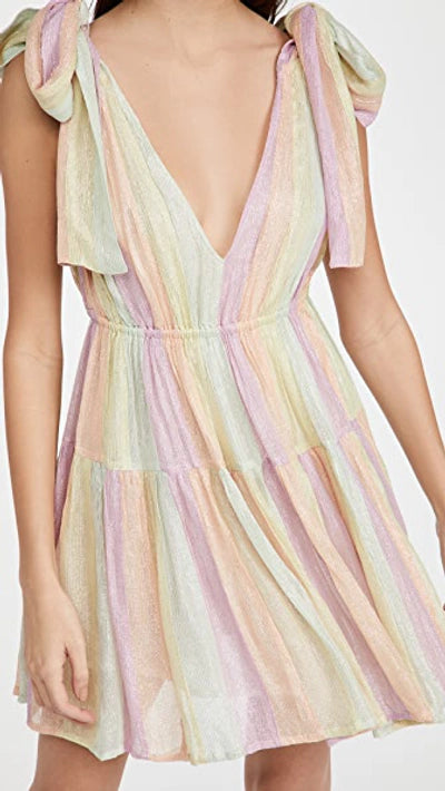 Sundress Fanya Mini Dress In Marbella Mix Pastel Gym