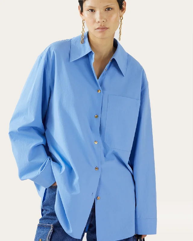 Caprice Shirt Organic Cotton Blue