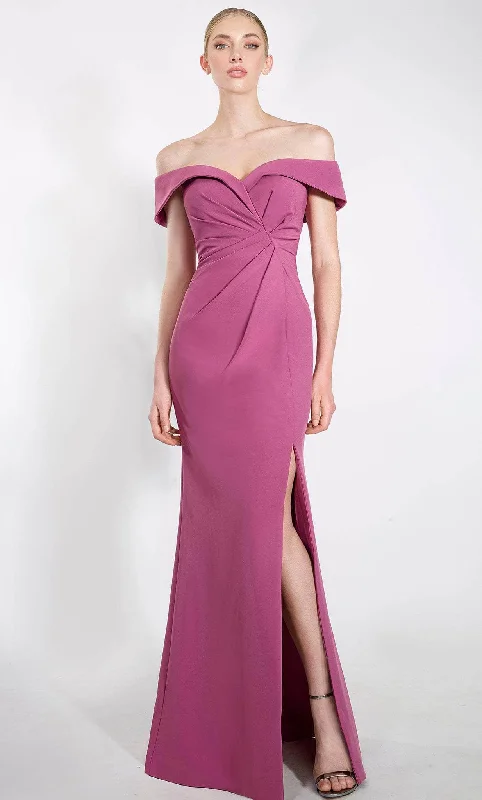 Janique 23004 - Pleated Sweetheart Evening Gown French